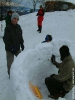 Schneeskulpturen 2003