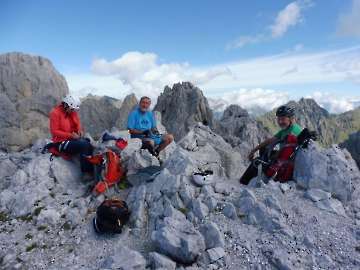 Klettersteige Hochweißsteinhaus