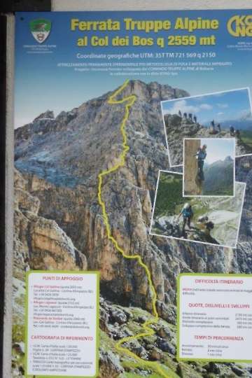 Klettersteige Dolomiten 2015